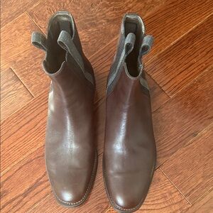 Brunello Cucinelli Dark Brown Ankle Booties